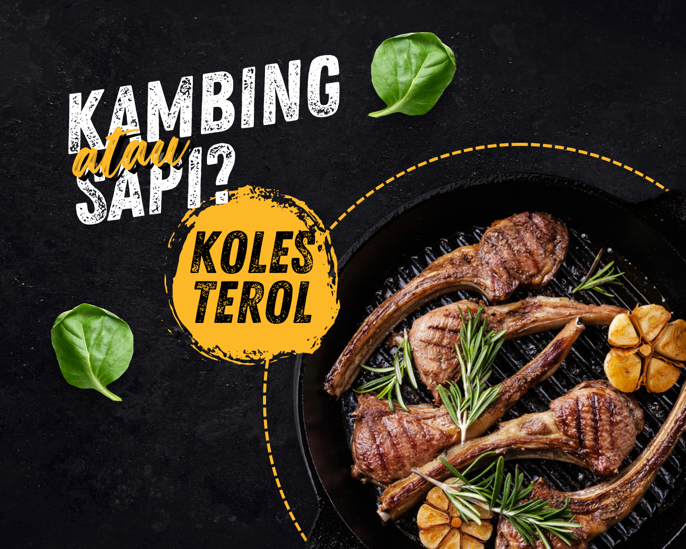 Daging Sapi atau Kambing, Mana yang Lebih Ramah Kolesterol?